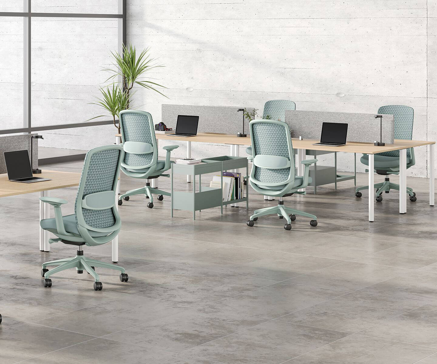 Ergonomiczne stanowiska pracy z biurkiem regulowanym